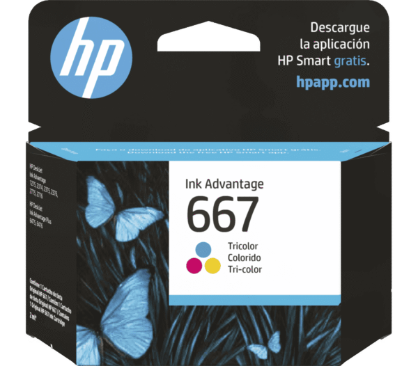 Cartucho de Tinta HP 667 Tricolor Original
