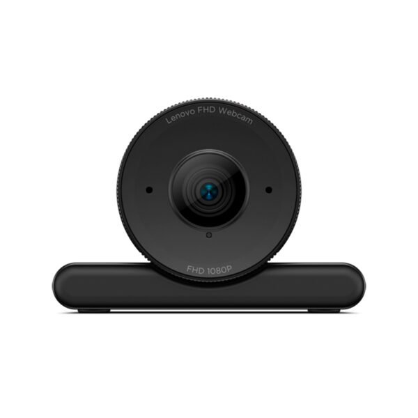Camara Web Lenovo FHD (1920x1080@30 fps), Interfaz: USB 2.0 Tipo-A, Color negro