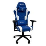 Silla gamer TEROS TE-8126B, azul y blanco - Imagen 3
