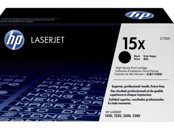 Cartucho de Tóner HP 15X Negro Alto Rendimiento LaserJet Original