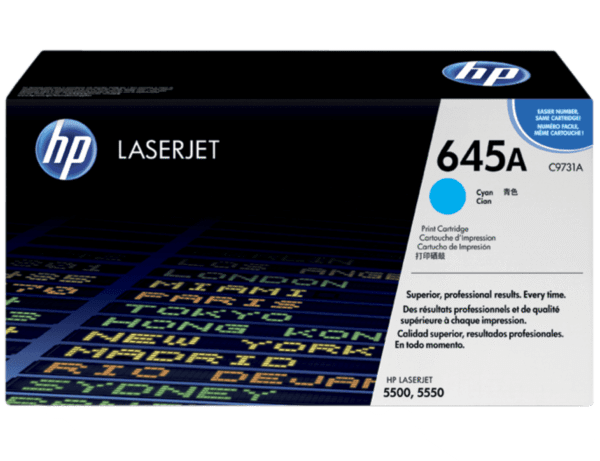 Cartucho de Tóner HP 645A Cian LaserJet Original