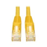 Tripp Lite series Cable Ethernet (UTP) Cat6 Gigabit (RJ45 M/M), PoE, Amarillo, 61 cm