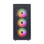 Case sin fuente gamer TEROS TE-1323G, ITX, M-ATX, ATX, 3.5” y 2.5”, negro - Imagen 2