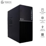 Case Teros TE-1037S, Factor de forma ATX, 250 W, USB 3.0 / 2.0, Audio, Negro.