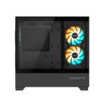 Case GIGABYTE GB-C201P PANORAMIC, Mid Tower, Compatible con mini-ITX/m-ATX, Color negro - Imagen 2