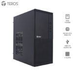 Case TEROS TE-1033S, Mini Tower ATX, 250 W, USB 3.0 / 2.0, audio HD, negro
