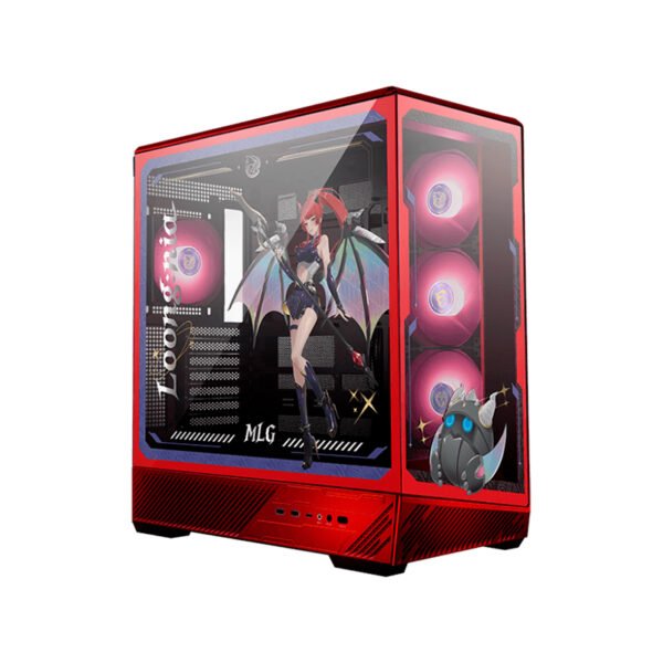 Case MSI PANO 130R MLG EDITION, Mid-Tower, soporta: Mini-ITX, Micro-ATX.