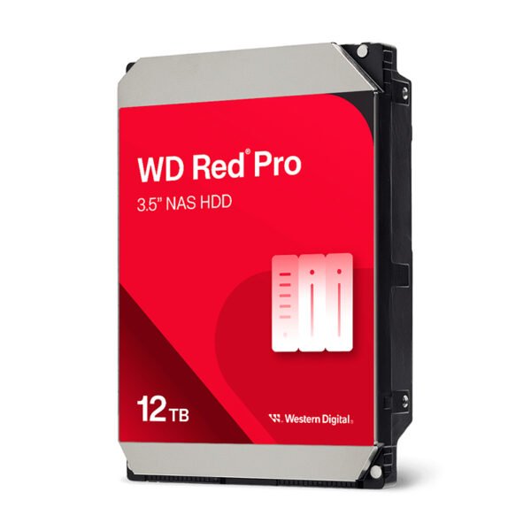 Disco duro Western Digital Red Pro NAS, WD122KFBX 12TB SATA 6Gb/s 7200rpm 3.5” 512MB Cache