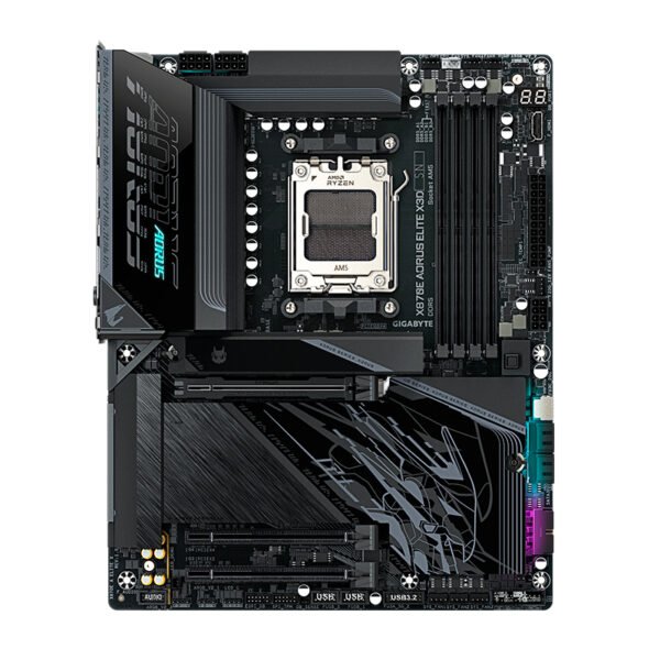 Motherboard GIGABYTE X870E AORUS ELITE X3D, Chipset AMD X870E, Socket AMD AM5, ATX