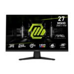 Monitor Plano Gamer MSI MAG 274QF X24, 27” WQHD FAST IPS, HDMI, DP, Headphone-out