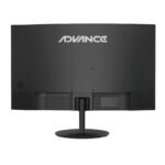 Monitor Curvo Advance ADV-2452S, 23.6” FHD VA, 100Hz, 1ms, HDMI, DP, Parlante, Negro - Imagen 3
