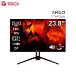 Monitor plano TEROS TE-2415S, 23.8” FHD IPS, 120Hz, 1ms, HDMI, DP, Parlantes