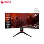 Monitor Curvo Gaming TEROS TE-3411G, 34” WQHD VA, 180 HZ,1ms, HDMI, DP, Audio Out
