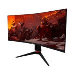 Monitor Curvo Gaming TEROS TE-3412G ,34” UWQHD VA, 180Hz, 1ms, HDMI, DP, Audio Out - Imagen 2