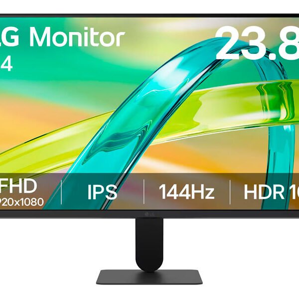 MONITOR LG 24U411B-B 23.8 144HZ/ 1MS/ IPS/ FHD/ VGA/ HDMI/ HDR10