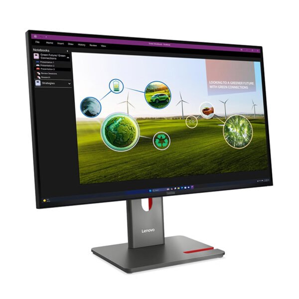Monitor Plano Lenovo Thinkvision P27Q-40, 27” 2K QHD FAST IPS, HDMI, DP, USB