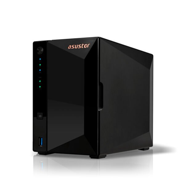 Servidor NAS ASUSTOR DRIVESTOR 2 Pro Gen2 (AS3302T v2) Realtek RTD1619B 1.7GHz/QC/2GB DDR4