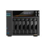 Servidor NAS ASUSTOR LOCKERSTOR 6 Gen3 (AS6806T) Ryzen V3C14/QC/10nm, 16GB ECC DDR5-4800