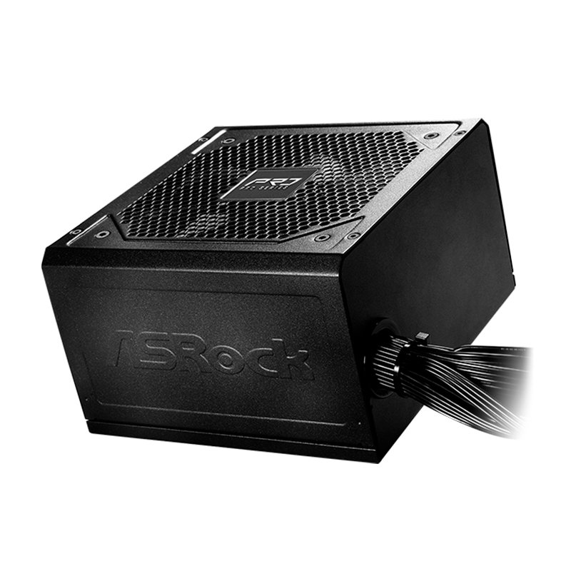 Fuente de alimentación Asrock, 650W, ATX, 80 Plus Gold.