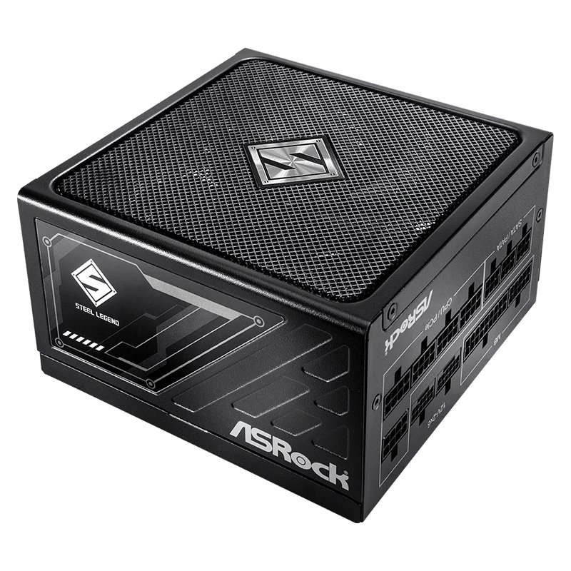 Fuente de alimentación Asrock, SL-1200G, 1200W, ATX, 80 Plus Gold.
