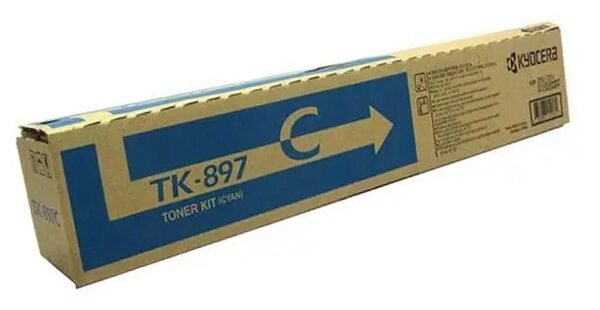 Kyocera TK-897C / Toner Cian 6k