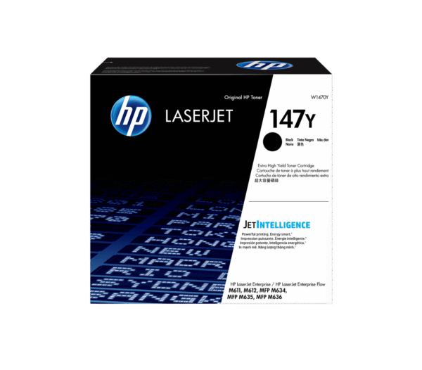 Cartucho HP de tóner original LaserJet 147Y de extra alto rendimiento, negro