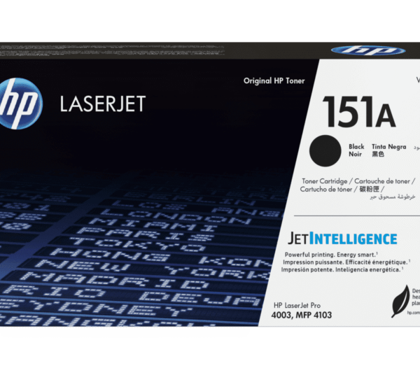 Cartucho de tóner HP LaserJet 151A, negro