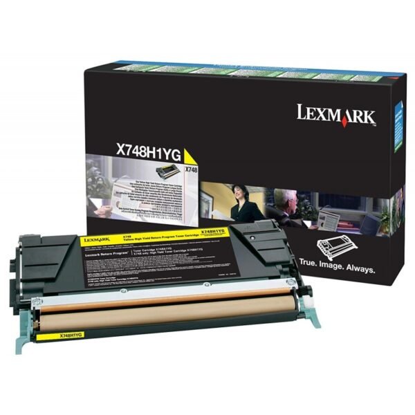 Toner Lexmark X748 Yellow - Alto Rendimiento, X748de