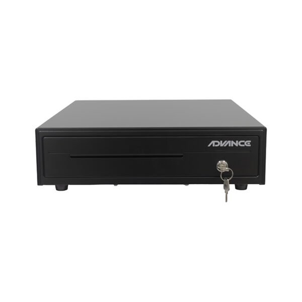 Caja para efectivo Advance ADV-6406, 5 ranuras, RJ11, Negro