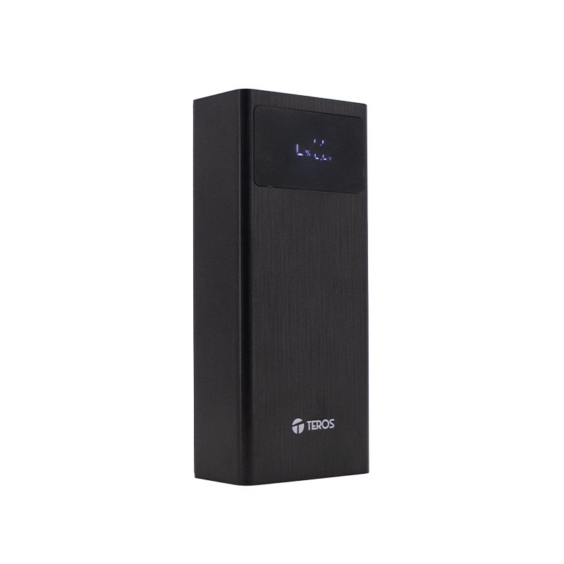 Powerbank TEROS TE-7059N, 30000MAh, USB-A, USB-C, negro
