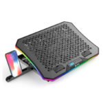 Cooler TEROS TE-7130N, compatible con notebooks de hasta 15.6”, 3 fan de 11 cm