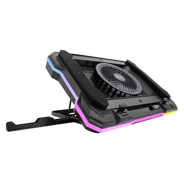 Cooler TEROS TE-7133N RGB, compatible con notebooks de 14” hasta 19”