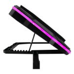 Cooler TEROS TE-7133N RGB, compatible con notebooks de 14” hasta 19” - Imagen 3