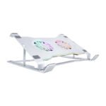 Cooler para notebook TEROS TE-7135N, soporta tablets y notebooks de 9” hasta 16”, plateado