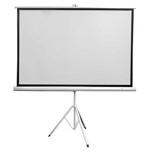 Ecran con Tripode TEROS TE-9063W, 1.56 x 1.17 metros, 4:3 (80”), blanco mate.