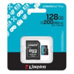 Memoria Flash microSD Kingston Canvas Go! Plus, 128GB, con adaptador SD - Imagen 3