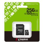 Tarjeta de Memoria Kingston 256GB MicroSD Canvas Select Plus -150MB/seg - UHS-I Clase 10 - Imagen 2