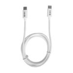 Cable USB TEROS TE-70209W, Tipo C a Tipo C, 3A, 60W Máx, blanco - Imagen 2