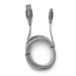 Cable USB TEROS TE-70211W, Tipo A a Tipo C, 3A, 60W Máx, gris - Imagen 2