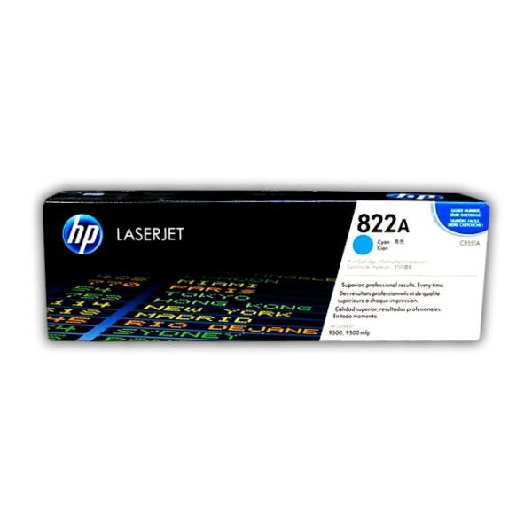 Cartucho de Toner HP C8551A Cyan 822A Original
