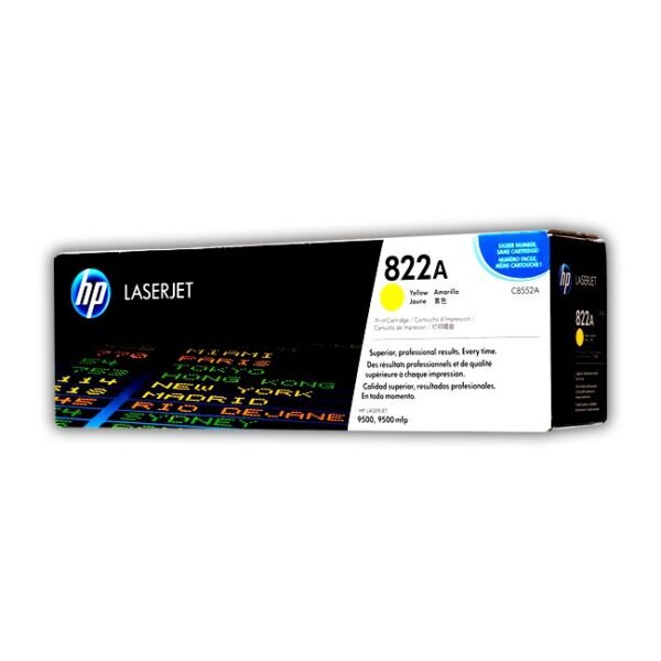 Cartucho de Toner HP C8552A Yellow 822A Original