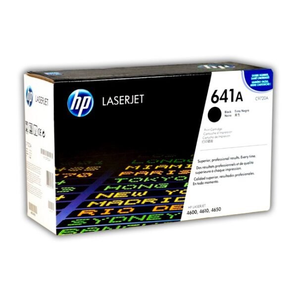 Cartucho de Toner HP C9720A Negro 641A Original