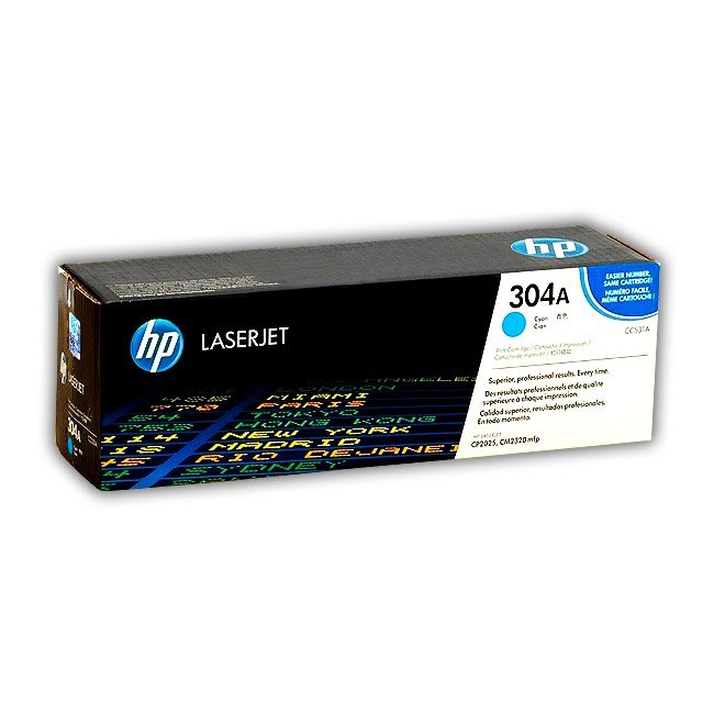 Cartucho de Toner HP CC531A Cyan 304A Original