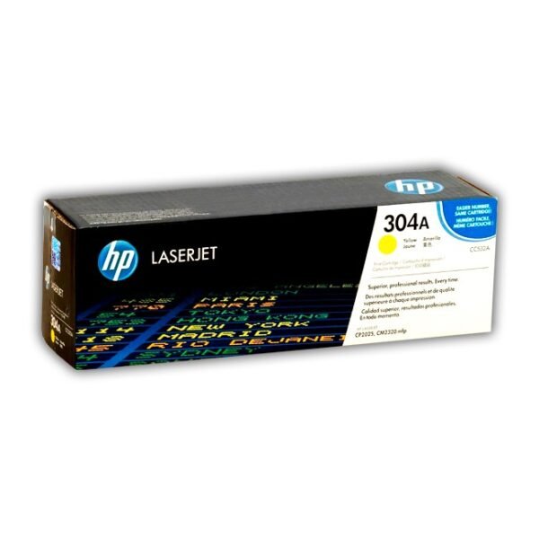 Cartucho de Toner HP CC532A Yellow 304A Original
