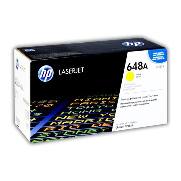 Cartucho de Toner HP CE262A Yellow 648A