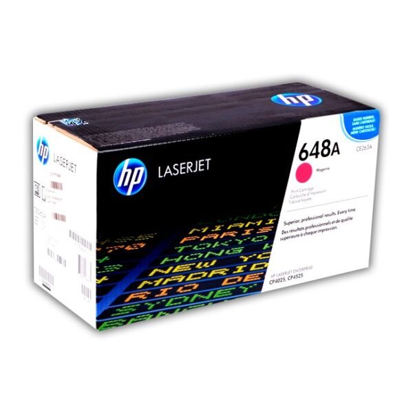 Cartucho de Toner HP CE263A Magenta 648A