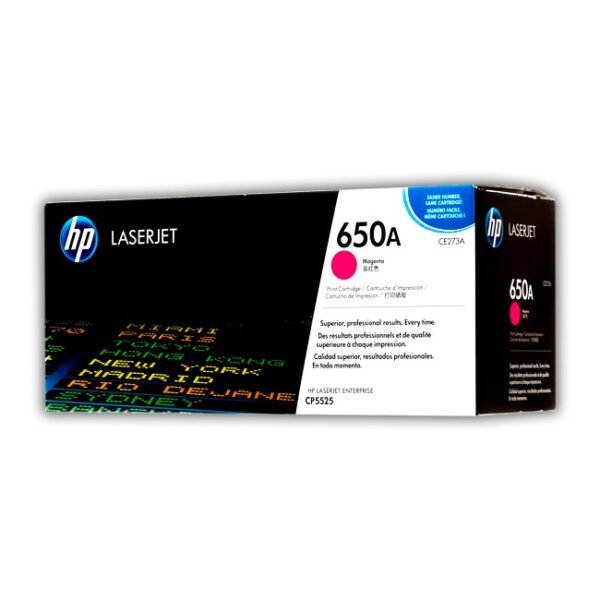 Cartucho de Toner HP CE273A Magenta 650A