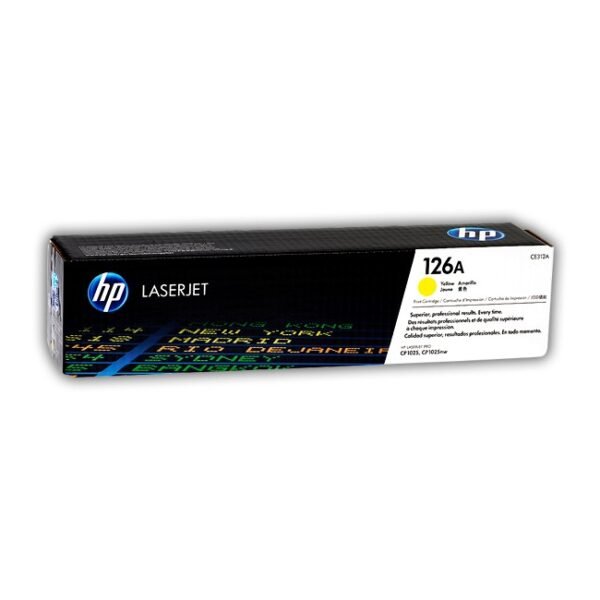 Cartucho de Toner HP CE312A Yellow 126A Original