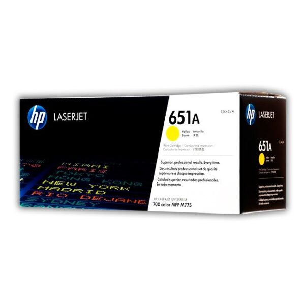 Cartucho de Toner HP CE342A Yellow 651A