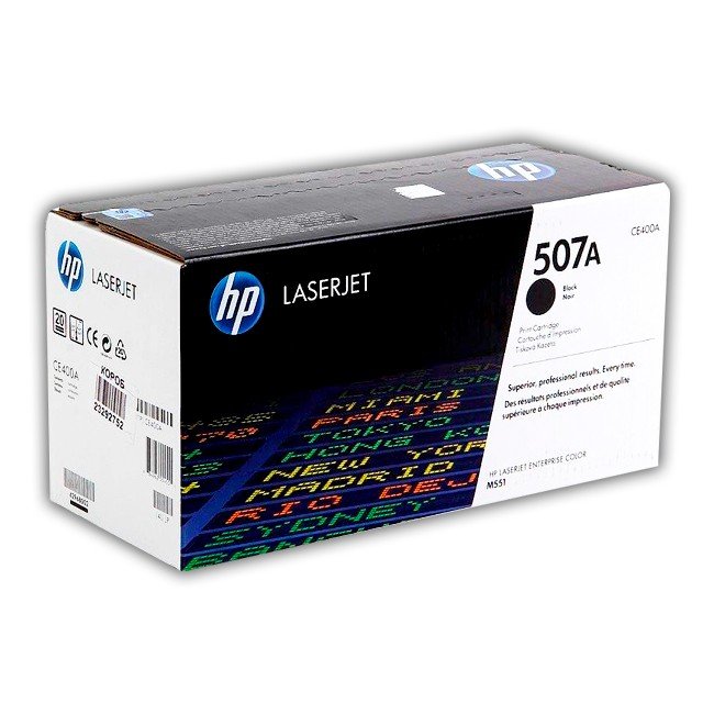 Cartucho de Toner HP CE400A Negro 507A